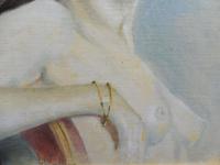 Oil on Canvas Portrait of Sarah Artist Peter Sanderson Mall Gallery Label Verso (3 of 10) Oil on Canvas Portrait of Sarah Artist Peter Sanderson Mall Gallery Label Verso (3 of 10)
