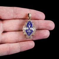 Antique Victorian Enamel Locket 15ct Gold c.1890 (2 of 7) Antique Victorian Enamel Locket 15ct Gold c.1890 (2 of 7)