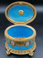 Exclusive Large Box / Box in Blue Opaline Glass with Miniatures from Paris / Palais-Royal (7 of 7) Exclusive Large Box / Box in Blue Opaline Glass with Miniatures from Paris / Palais-Royal (7 of 7)