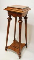Elegant Victorian 2 Tier Walnut Pedestal or Plant Stand (8 of 12) Elegant Victorian 2 Tier Walnut Pedestal or Plant Stand (8 of 12)