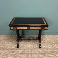 Victorian Ebonized and Walnut Antique Games Table (5 of 9) Victorian Ebonized and Walnut Antique Games Table (5 of 9)