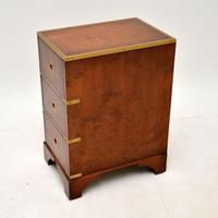 Burr Elm Military Campaign Style Side Chest (4 of 11) Burr Elm Military Campaign Style Side Chest (4 of 11)