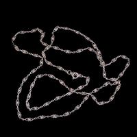 Antique Victorian French Guard Chain Necklace Silver Circa 1900 (6 of 7) Antique Victorian French Guard Chain Necklace Silver Circa 1900 (6 of 7)