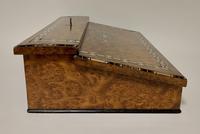Antique Amboyna Mother of Pearl Inlaid Writing Slope Lap Box (11 of 19) Antique Amboyna Mother of Pearl Inlaid Writing Slope Lap Box (11 of 19)