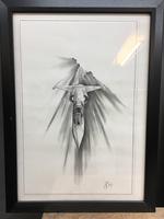 Pair 1950/60's Aeronautical Sketches, Signed (6 of 8) Pair 1950/60's Aeronautical Sketches, Signed (6 of 8)
