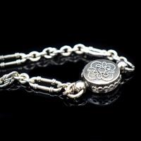 Antique Victorian Sterling Silver Albertina Albert Watch Chain Bracelet with Tassel and Drum Charm (4 of 14) Antique Victorian Sterling Silver Albertina Albert Watch Chain Bracelet with Tassel and Drum Charm (4 of 14)