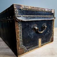 Victorian Leather & Brass Studded Trunk (7 of 14) Victorian Leather & Brass Studded Trunk (7 of 14)