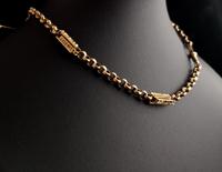 Antique Victorian 9ct Gold Albert Chain, Fancy Link (11 of 12) Antique Victorian 9ct Gold Albert Chain, Fancy Link (11 of 12)