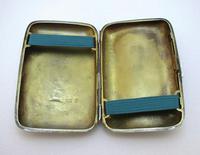 Edwardian 1902 English Antique Solid Sterling Silver Hip Pocket Small Cigarette Case (7 of 10) Edwardian 1902 English Antique Solid Sterling Silver Hip Pocket Small Cigarette Case (7 of 10)