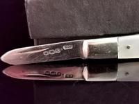 Vintage Sterling Silver & Mother of Pearl Fruit Knife (7 of 9) Vintage Sterling Silver & Mother of Pearl Fruit Knife (7 of 9)