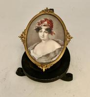 French School Miniature Portrait of 19th Century Lady c.1925 (3 of 5) French School Miniature Portrait of 19th Century Lady c.1925 (3 of 5)