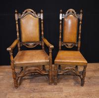 Antique Oak Dining Chairs - English Farmhouse Chair 1880 (4 of 9) Antique Oak Dining Chairs - English Farmhouse Chair 1880 (4 of 9)
