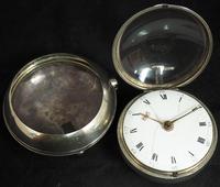Antique Silver Pair Case Pocket Watch Fusee Verge Escapement Key Wind Enamel Dial W J Wolverhampton (6 of 11) Antique Silver Pair Case Pocket Watch Fusee Verge Escapement Key Wind Enamel Dial W J Wolverhampton (6 of 11)