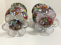2 Beautiful Italian Murano Fratelli & Torso Millefiori Glass Vases (18 of 34) 2 Beautiful Italian Murano Fratelli & Torso Millefiori Glass Vases (18 of 34)