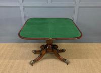 Regency Period Inlaid Rosewood Card Table (3 of 20) Regency Period Inlaid Rosewood Card Table (3 of 20)
