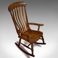 Antique Farmhouse Rocking Chair, English, Elm, Beech, Seat, Victorian c.1900 (7 of 12) Antique Farmhouse Rocking Chair, English, Elm, Beech, Seat, Victorian c.1900 (7 of 12)