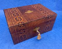 Victorian Mahogany Box with Tunbridge Ware Bands (2 of 15) Victorian Mahogany Box with Tunbridge Ware Bands (2 of 15)