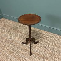 Edwardian Antique Walnut Pie Crust Edge Occasional Table (2 of 6) Edwardian Antique Walnut Pie Crust Edge Occasional Table (2 of 6)