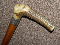 Victorian Hallmarked 1899 Repousse Silver Walking Stick With Antler Handle 'C.H' (4 of 12) Victorian Hallmarked 1899 Repousse Silver Walking Stick With Antler Handle 'C.H' (4 of 12)