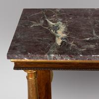 A Regency Console Table with Marble Top (3 of 4) A Regency Console Table with Marble Top (3 of 4)