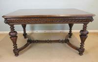Antique Carved Oak Dining Centre Table (3 of 12) Antique Carved Oak Dining Centre Table (3 of 12)