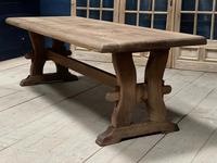 Large French Bleached Oak Refectory Farmhouse Dining Table (17 of 25) Large French Bleached Oak Refectory Farmhouse Dining Table (17 of 25)
