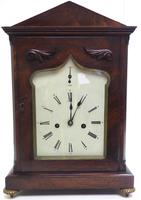 Unusual & Rare Mahogany Bracket Clock Taj Mahal Bezel & Dial Mantel Clock (10 of 10) Unusual & Rare Mahogany Bracket Clock Taj Mahal Bezel & Dial Mantel Clock (10 of 10)