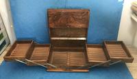 Victorian Brassbound Walnut Cigar Box (18 of 19) Victorian Brassbound Walnut Cigar Box (18 of 19)