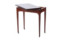 Sheraton Revival Mahogany Inlaid Fold Over Card Table (2 of 7) Sheraton Revival Mahogany Inlaid Fold Over Card Table (2 of 7)