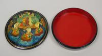 Antique Hand Painted Russian Lidded Box (2 of 9) Antique Hand Painted Russian Lidded Box (2 of 9)