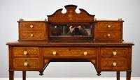 Edwardian Mahogany & Marquetry Writing Table by Jas Shoolbred (10 of 18) Edwardian Mahogany & Marquetry Writing Table by Jas Shoolbred (10 of 18)