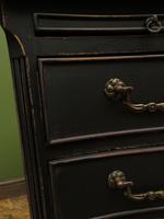Antique Black Painted Serpentine Chest of Drawers, Bachelors Chest, Gothic (5 of 12) Antique Black Painted Serpentine Chest of Drawers, Bachelors Chest, Gothic (5 of 12)