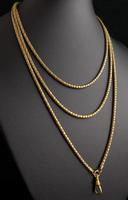 Victorian Snake Link Guard Chain, Muff Chain Necklace (9 of 12) Victorian Snake Link Guard Chain, Muff Chain Necklace (9 of 12)