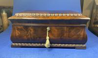 William IV Flame Mahogany Jewellery Box (18 of 20) William IV Flame Mahogany Jewellery Box (18 of 20)