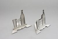 Pair of Edwardian Silver Cocktail Menu Holders by Goldsmiths & Silversmiths, London, 1905 (6 of 10) Pair of Edwardian Silver Cocktail Menu Holders by Goldsmiths & Silversmiths, London, 1905 (6 of 10)