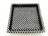 Stig Lindberg - Gustavsberg Scandinavian Art Pottery 8"sq Domino Dish c.1955 (3 of 5) Stig Lindberg - Gustavsberg Scandinavian Art Pottery 8"sq Domino Dish c.1955 (3 of 5)