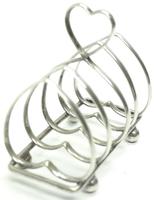 English Antique Solid Silver Heart Shaped Toast Rack, Super Design Fresh & Clean c.1920 (4 of 4) English Antique Solid Silver Heart Shaped Toast Rack, Super Design Fresh & Clean c.1920 (4 of 4)