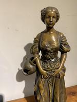 Spelter Figure of a Water Carrier (4 of 6) Spelter Figure of a Water Carrier (4 of 6)