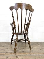 Antique Ash & Elm Armchair with Penny Seat (9 of 9) Antique Ash & Elm Armchair with Penny Seat (9 of 9)