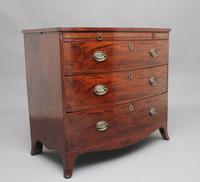 Early 19th Century Mahogany Bowfront Chest with Slide (3 of 12) Early 19th Century Mahogany Bowfront Chest with Slide (3 of 12)