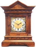 Incredible Burr Walnut Mantel Clock Westminster Chime Musical Bracket Clock Chiming on 5 Coiled Gongs (4 of 5) Incredible Burr Walnut Mantel Clock Westminster Chime Musical Bracket Clock Chiming on 5 Coiled Gongs (4 of 5)