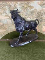 Bronze Sculpture of Bull Signed to the Base (3 of 5) Bronze Sculpture of Bull Signed to the Base (3 of 5)
