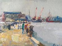 Riverside Gorleston by Geoffrey Chatten, R.B.A (2 of 4) Riverside Gorleston by Geoffrey Chatten, R.B.A (2 of 4)