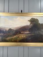 Antique Signed Victorian Landscape Oil Painting of Flock of Sheep (3 of 10) Antique Signed Victorian Landscape Oil Painting of Flock of Sheep (3 of 10)