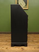Antique Painted Black Writing Bureau Desk with fall front, lockable, Gothic (4 of 10) Antique Painted Black Writing Bureau Desk with fall front, lockable, Gothic (4 of 10)