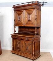 Large German Carved Walnut Bookcase Cabinet 19th Century (5 of 14) Large German Carved Walnut Bookcase Cabinet 19th Century (5 of 14)