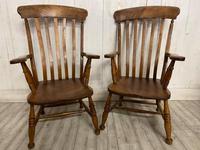 Pair of Edwardian Farmhouse Fireside Chairs (4 of 4) Pair of Edwardian Farmhouse Fireside Chairs (4 of 4)