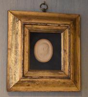 Framed Georgian Plaster Cast Profile Medallion (4 of 5) Framed Georgian Plaster Cast Profile Medallion (4 of 5)
