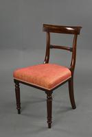 Set of 6 Regency Rosewood Bar Back Dining Chairs (2 of 8) Set of 6 Regency Rosewood Bar Back Dining Chairs (2 of 8)