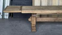Superb Rustic Large Bleached Oak Farmhouse Table with Extensions (35 of 36) Superb Rustic Large Bleached Oak Farmhouse Table with Extensions (35 of 36)